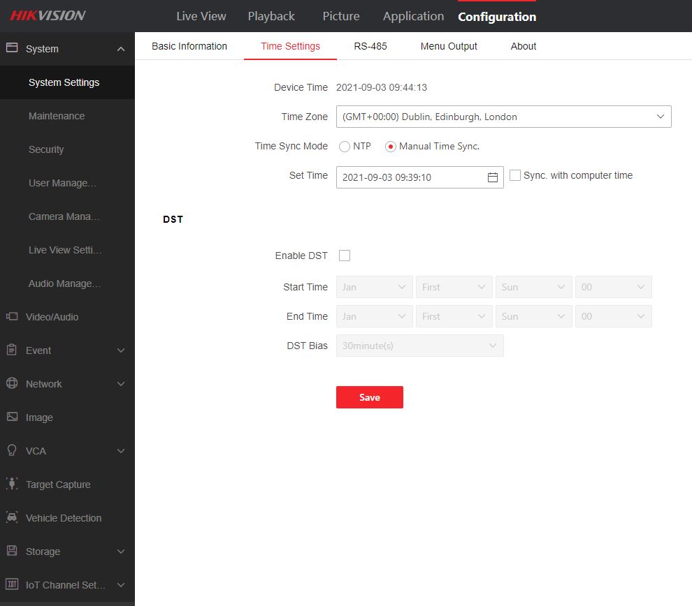 Time Settings Configuration on NVR.JPG